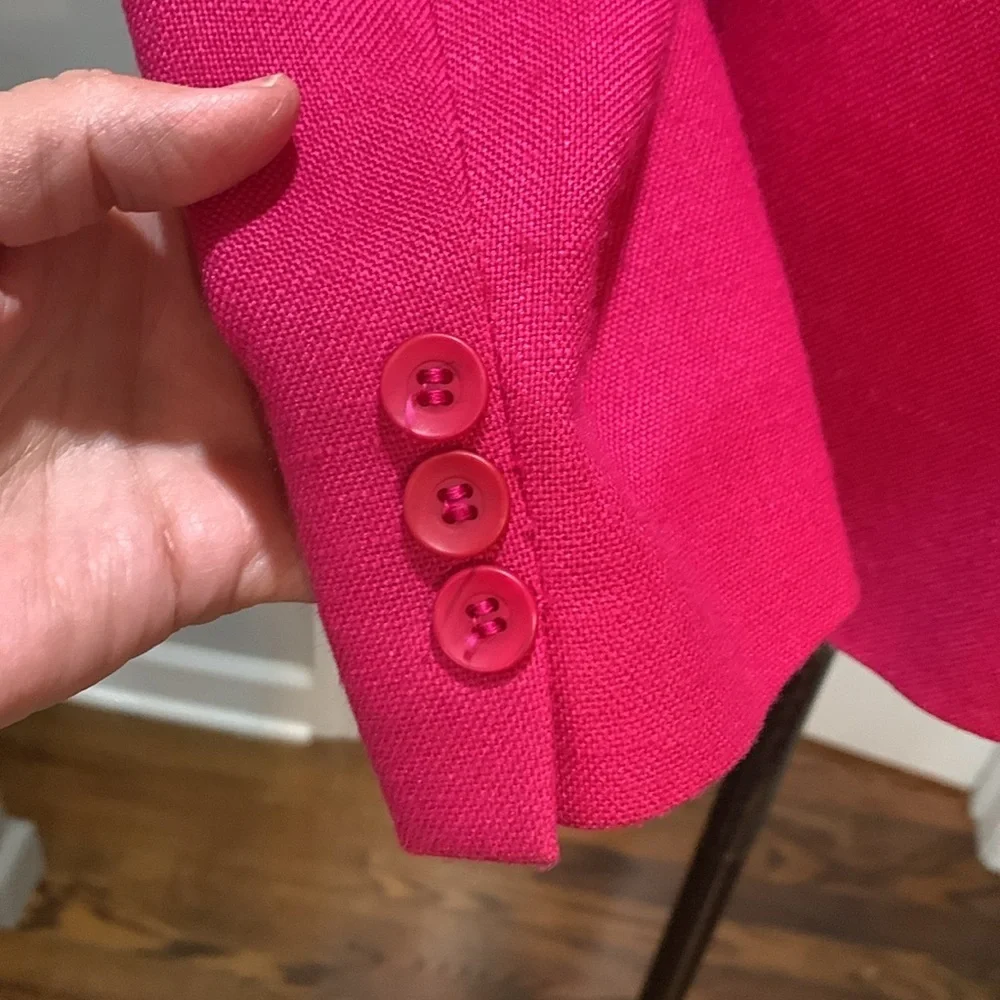 Lundrigans hot pink vintage made in USA blazer/jacket